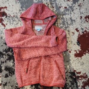 Columbia Pink Hooded Puffer Jacket